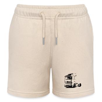 Deutscher LKW - Kinder Organic Joggingshorts Mini Bolter von Stanley/Stella - Natur - Vorne