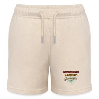 Awesome like my Daughter Vintage - Kinder Organic Joggingshorts Mini Bolter von Stanley/Stella - Natur - Vorne