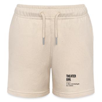 Theater Girl Lustiger Spruch - Kinder Organic Joggingshorts Mini Bolter von Stanley/Stella - Natur - Vorne