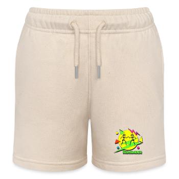 Reminder 80s - Kinder Organic Joggingshorts Mini Bolter von Stanley/Stella - Natur - Vorne