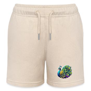 Paon - Short de jogging enfant bio Stanley/Stella - écru doux - Devant
