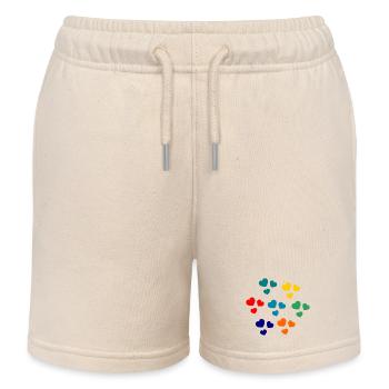 CŒUR. CŒURS. COEUR. SAINT VALENTIN. FÊTE - Short de jogging enfant bio Stanley/Stella - écru doux - Devant