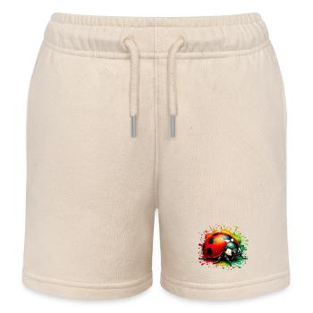 Marienkäfer - Kinder Organic Joggingshorts Mini Bolter von Stanley/Stella - Natur - Vorne