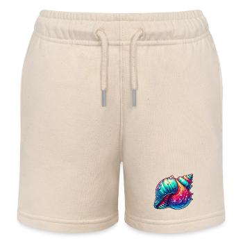 Muschel - Kinder Organic Joggingshorts Mini Bolter von Stanley/Stella - Natur - Vorne