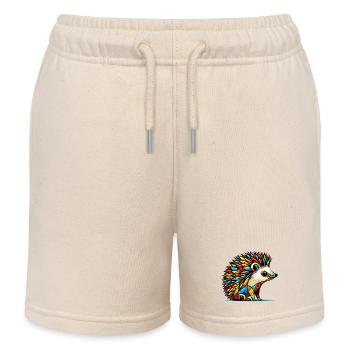 Igel - Kinder Organic Joggingshorts Mini Bolter von Stanley/Stella - Natur - Vorne