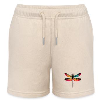 Libellule - Short de jogging enfant bio Stanley/Stella - écru doux - Devant