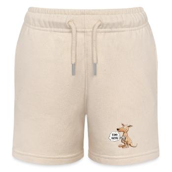 Drolliges Känguru Mit Koala Bär Im Beutel - Kinder Organic Joggingshorts Mini Bolter von Stanley/Stella - Natur - Vorne