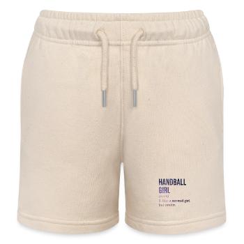 Handball Handball Handball - Short de jogging enfant bio Stanley/Stella - écru doux - Devant