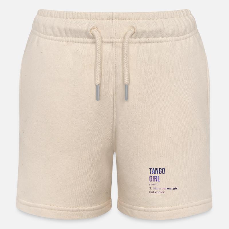 Tango - Kinder Organic Joggingshorts Mini Bolter von Stanley/Stella - Natur