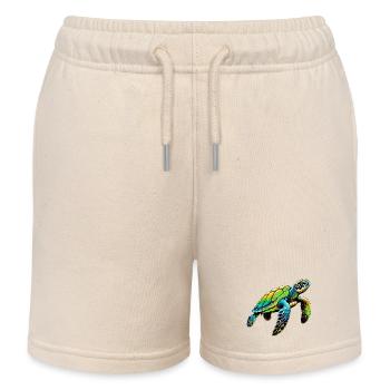Tortue - Short de jogging enfant bio Stanley/Stella - écru doux - Devant
