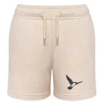 Faucon arboricole oiseau de proie - Short de jogging enfant bio Stanley/Stella - écru doux - Devant