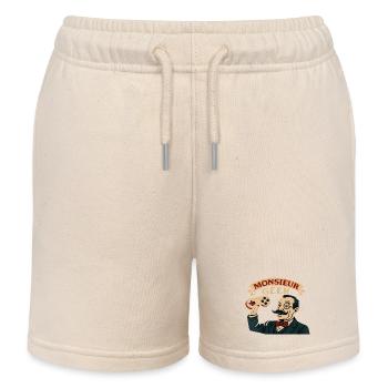 Monsieur Geek Retro Jeu - Short de jogging enfant bio Stanley/Stella - écru doux - Devant