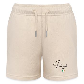 Elegantes Design Irland, ich liebe Irland - Kinder Organic Joggingshorts Mini Bolter von Stanley/Stella - Natur - Vorne