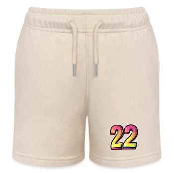 22 Nombre Coloré - Short de jogging enfant bio Stanley/Stella - écru doux - Devant