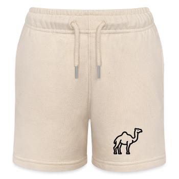 Kamel - Kinder Organic Joggingshorts Mini Bolter von Stanley/Stella - Natur - Vorne
