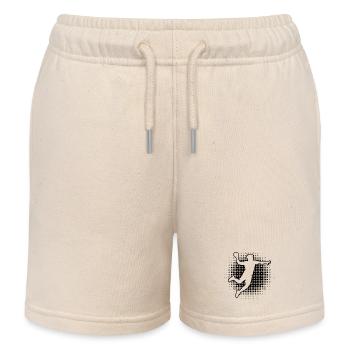 Geschenkidee für den Handballspieler mit Ballsport - Kinder Organic Joggingshorts Mini Bolter von Stanley/Stella - Natur - Vorne