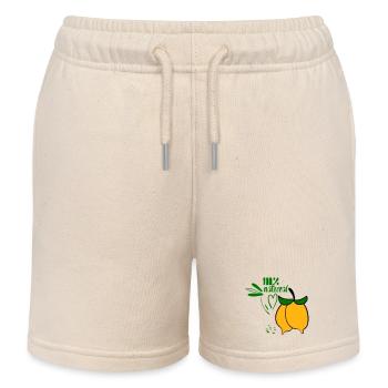 Zitronen - Kinder Organic Joggingshorts Mini Bolter von Stanley/Stella - Natur - Vorne