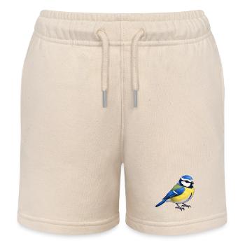 Blue - Kids Organic Sweat Shorts by Stanley/Stella - soft Ecru - Front