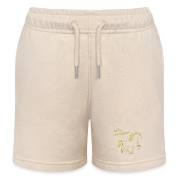 Isi Pisi Lemon Squeezi - Gelb -  by Maison Bichon - Kinder Organic Joggingshorts Mini Bolter von Stanley/Stella - Natur - Vorne