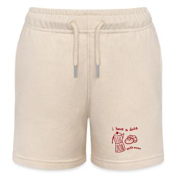 Ich habe ein Date mit meiner Mutter. - Kinder Organic Joggingshorts Mini Bolter von Stanley/Stella - Natur - Vorne
