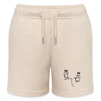 40 Jahre - 40. Geburtstag Spaß 40 Jahre Geschenk - Kinder Organic Joggingshorts Mini Bolter von Stanley/Stella - Natur - Vorne