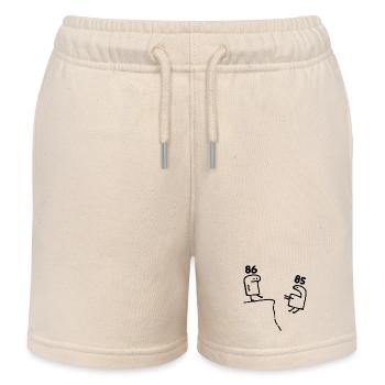 86 Jahre alt - 86. Geburtstag Spaß 86 Jahre altes Geschenk - Kinder Organic Joggingshorts Mini Bolter von Stanley/Stella - Natur - Vorne