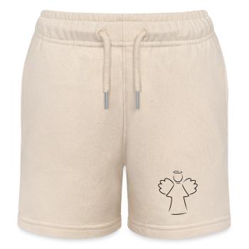 Engel2 - Short de jogging enfant bio Stanley/Stella - écru doux - Devant