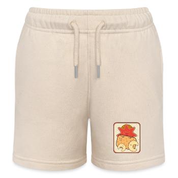 Boîte de biscuits de Noël - Short de jogging enfant bio Stanley/Stella - écru doux - Devant