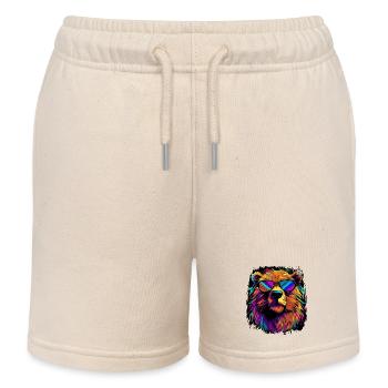 awesome adult animal beavers cycling dabar - Kinder Organic Joggingshorts Mini Bolter von Stanley/Stella - Natur - Vorne