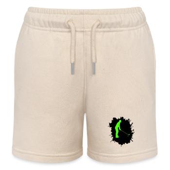 golf klecks - Kinder Organic Joggingshorts Mini Bolter von Stanley/Stella - Natur - Vorne