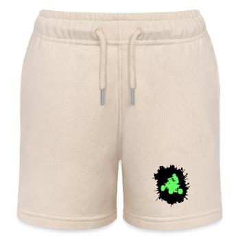 quad driver klecks - Kinder Organic Joggingshorts Mini Bolter von Stanley/Stella - Natur - Vorne
