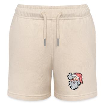 Weihnachtsmann - Kinder Organic Joggingshorts Mini Bolter von Stanley/Stella - Natur - Vorne