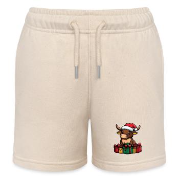 Bulle Weihnachten Geschenke Taurus - Kinder Organic Joggingshorts Mini Bolter von Stanley/Stella - Natur - Vorne