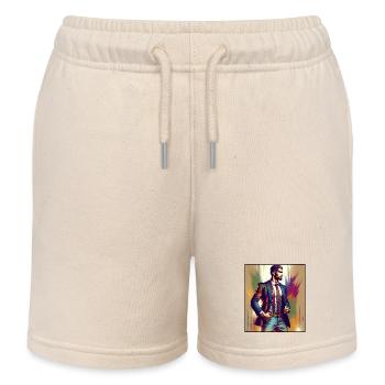 Homme d’affaires en costume - Short de jogging enfant bio Stanley/Stella - écru doux - Devant