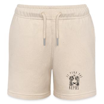I can't, I have a rest. - Kids Organic Sweat Shorts by Stanley/Stella - soft Ecru - Front