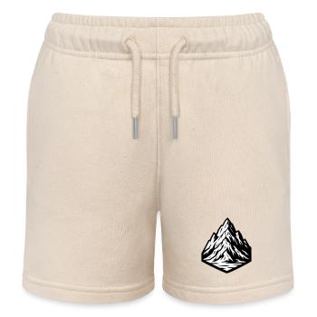 Berg Symbol - Kinder Organic Joggingshorts Mini Bolter von Stanley/Stella - Natur - Vorne