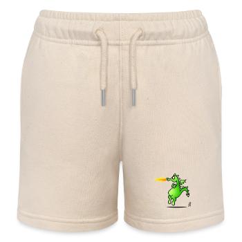 Drachen - Kinder Organic Joggingshorts Mini Bolter von Stanley/Stella - Natur - Vorne