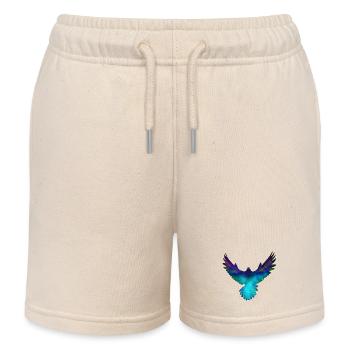 Adlerfalke - Kinder Organic Joggingshorts Mini Bolter von Stanley/Stella - Natur - Vorne