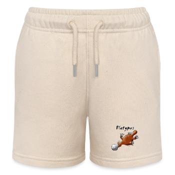 Schnabeltier - Australien - Wildlife - Kinder Organic Joggingshorts Mini Bolter von Stanley/Stella - Natur - Vorne