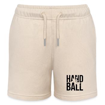 handball handbal - Short de jogging enfant bio Stanley/Stella - écru doux - Devant