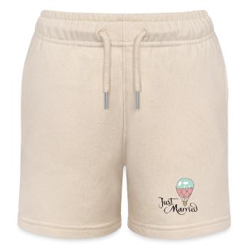 Mariage - Short de jogging enfant bio Stanley/Stella - écru doux - Devant
