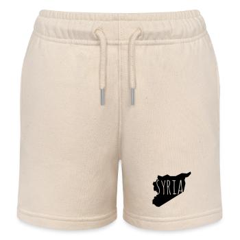 Syria - Kids Organic Sweat Shorts by Stanley/Stella - soft Ecru - Front