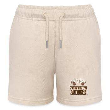 Autriche, Vienne - Short de jogging enfant bio Stanley/Stella - écru doux - Devant