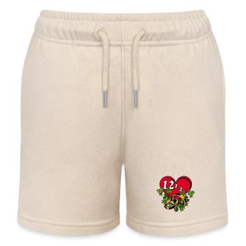 Petersilienhochzeit,12,5 Jahre,Hochzeitstag(25) - Kinder Organic Joggingshorts Mini Bolter von Stanley/Stella - Natur - Vorne