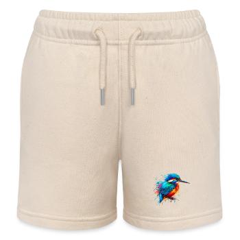 Kingfisher - Kids Organic Sweat Shorts by Stanley/Stella - soft Ecru - Front