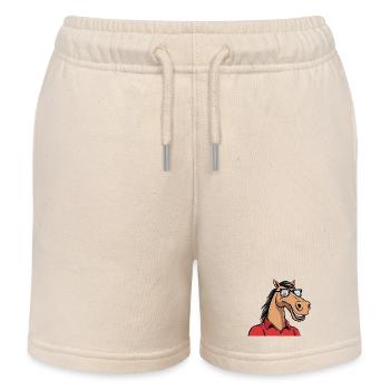 Twent-Tees Logo! - Kids Organic Sweat Shorts by Stanley/Stella - soft Ecru - Front