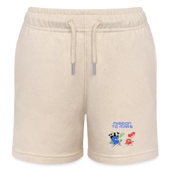 Mission zum Mars - Kinder Organic Joggingshorts Mini Bolter von Stanley/Stella - Natur - Vorne