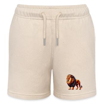 Lion - Short de jogging enfant bio Stanley/Stella - écru doux - Devant