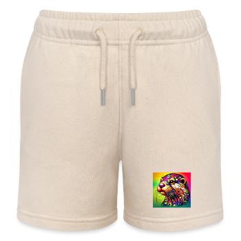 Otter - Kinder Organic Joggingshorts Mini Bolter von Stanley/Stella - Natur - Vorne