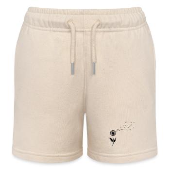 Dandelion Wishes & Freedom Blowing Seeds - Kinder Organic Joggingshorts Mini Bolter von Stanley/Stella - Natur - Vorne